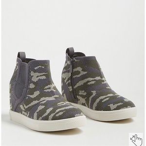 Camouflage KNIT SNEAKER WEDGE (WW)